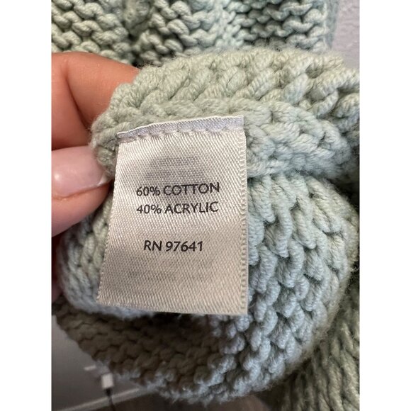 J. Jill Womens Open Front Cardigan Sweater 4X Light Gray Cotton/Acrylic Blend - Picture 5 of 8